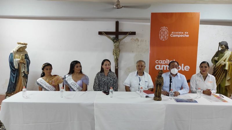 Anuncian dos semanas de festividades en honor a San Francisco de Asís en Campeche