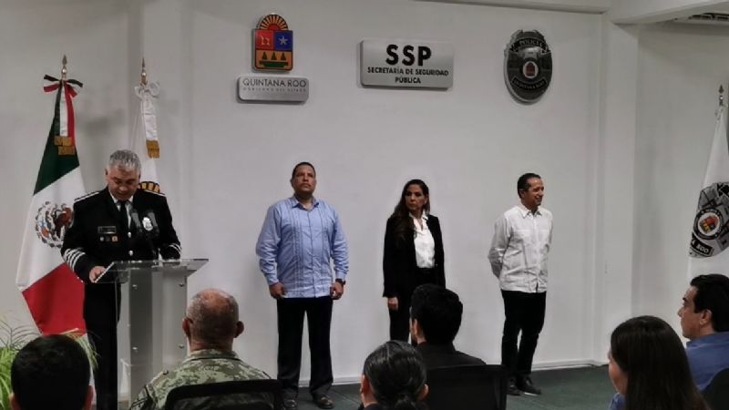 Toma de mando de fuerzas de seguridad de Quintana Roo en el C4 de Chetumal: VIDEO