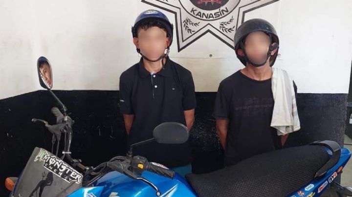 Detienen a dos jóvenes de 16 años por asaltar a varias personas en Mérida y Kanasín