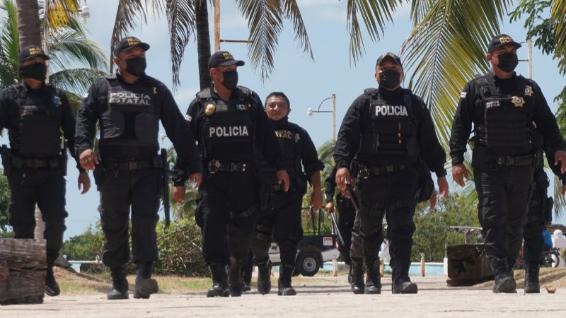Campeche, entre las entidades con menos policías nuevos; durante 2021 sólo tuvo 19