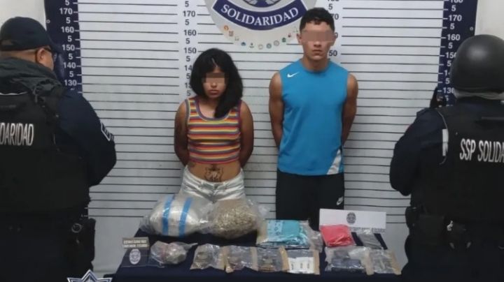 Jóvenes en posesión de marihuana son detenidos en Playa del Carmen