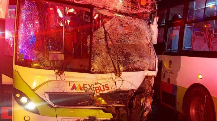 Choque entre unidades de Mexibús deja 30 heridos en Las Américas, Ecatepec