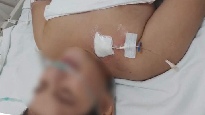 Madre pide ayuda para su hijo hospitalizado en Sabancuy