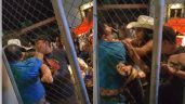 Hombres se agarran a golpes en el marco del Mérida Fest en San Sebastián