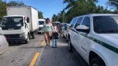 Empresarios piden "mano dura" contra taxistas de Cancún por bloquear la Zona Hotelera