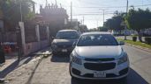 Conductor pierde el control de su carro y choca en Ciudad del Carmen