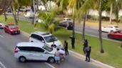 Exhiben ataques de taxistas de Cancún en redes sociales