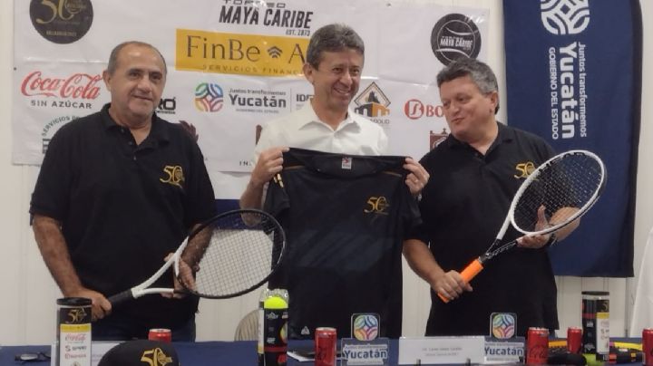 Torneo Maya Caribe de Tenis celebrará su 50 aniversario en Valladolid