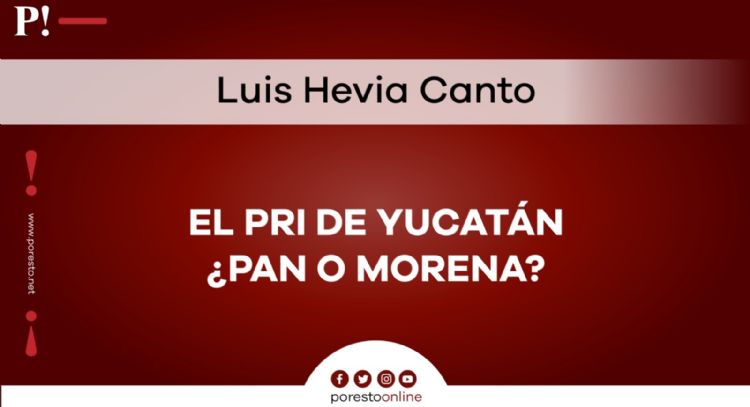 El PRI de Yucatán ¿PAN o Morena?