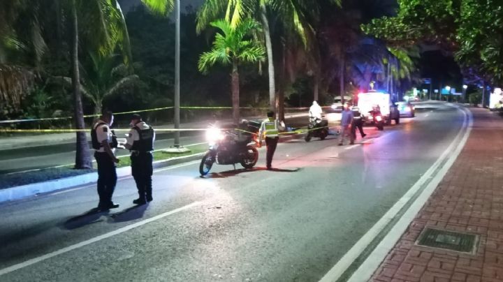 Muere motociclista tras derrapar en la Zona Hotelera de Cancún