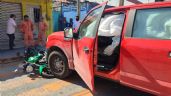 Camioneta atropella a un motociclista en Ciudad del Carmen