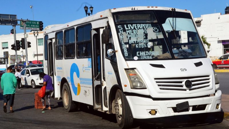 Ayuntamiento de Campeche desaparece el servicio de Transporte Urbano Municipal