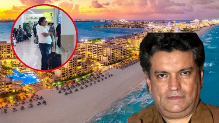 Captan a Sergio Andrade en supuestas vacaciones en Cancún: VIDEO