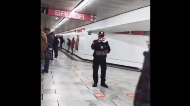 "Es viernes y el cuerpo lo sabe" Policía del Metro de la CDMX sorprende con divertido mensaje