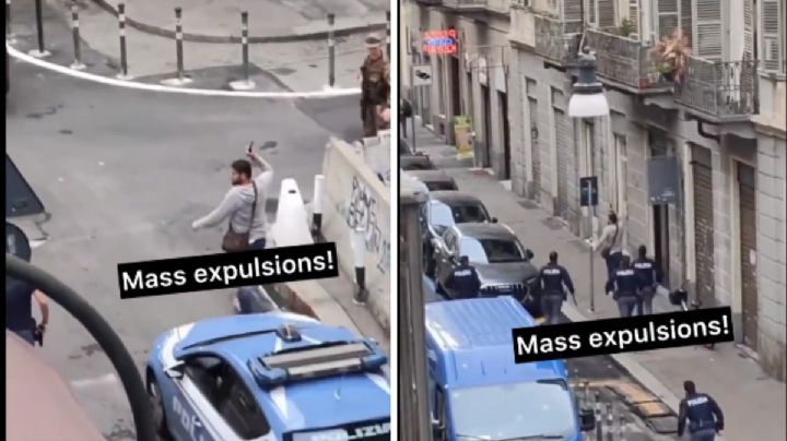 En Italia, hombre armado provoca pánico con un grito terrorista: VIDEO