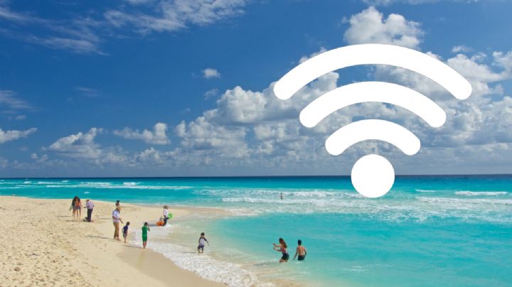 Esta es la única playa con Wifi gratis en Cancún