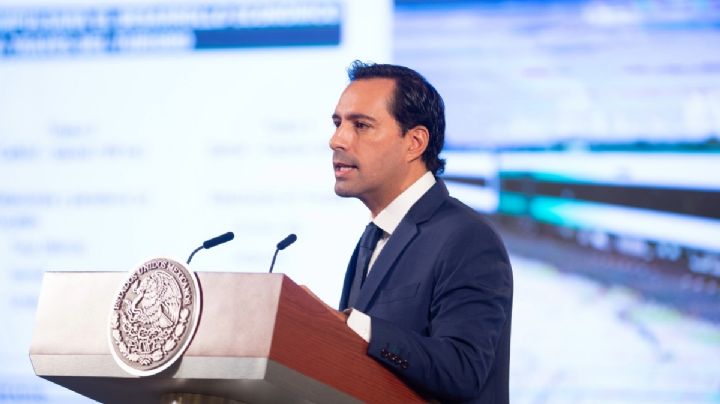 Mauricio Vila llega a la mañanera de AMLO y destaca obras federales en Yucatán