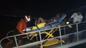 Trasladan de Isla Mujeres a Cancún a dos personas que necesitan atención médica