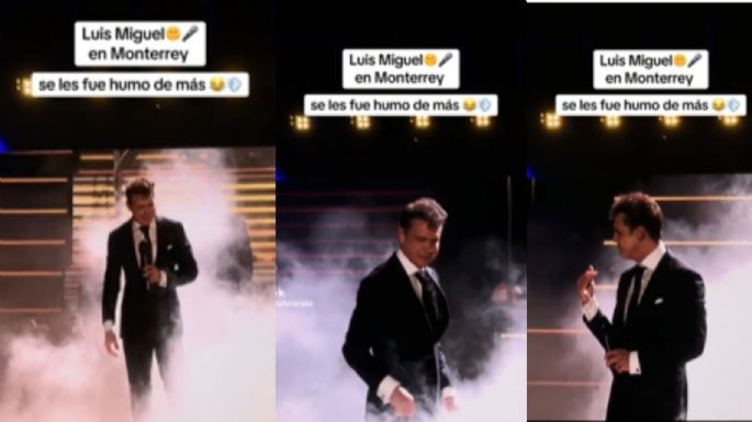 Error en concierto de Monterrey enoja a Luis Miguel: 'Se les fue el humo'