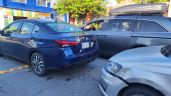Conductores causan un triple accidente vehicular en Ciudad del Carmen