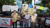 Ejidatarios de Yucatán protestan en contra del despojo de tierras
