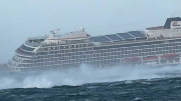 Tormenta impacta crucero en altamar; reportan al menos 100 heridos