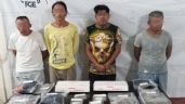 Caen cuatro presuntos narcomenudistas en la Región 105 de Cancún