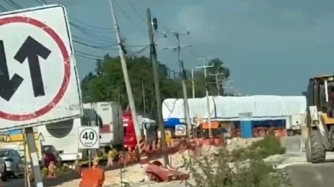 Tren Maya: Llegan cuatro nuevos vagones a la cochera de Cancún