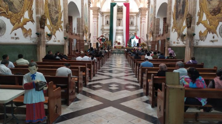 Realizan serenata a la Virgen de Guadalupe en la iglesia de San Cristóbal en Mérida: VIDEO