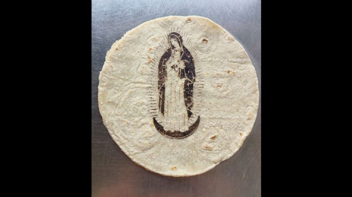 Tortilla de la Virgen de Guadalupe causa polémica en redes
