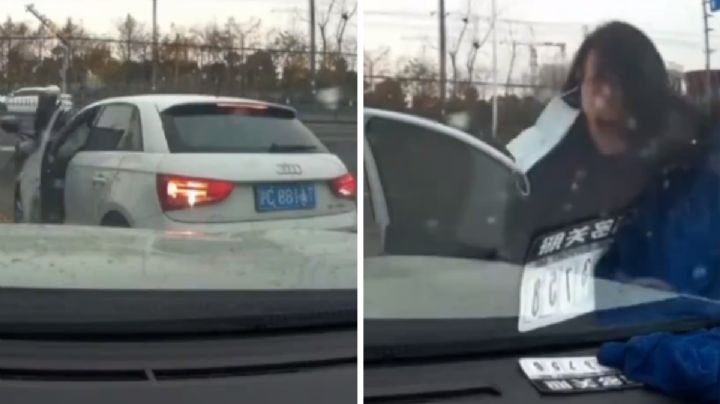 Mujer de China intenta estacionar y termina atropellada por su propio auto: VIDEO