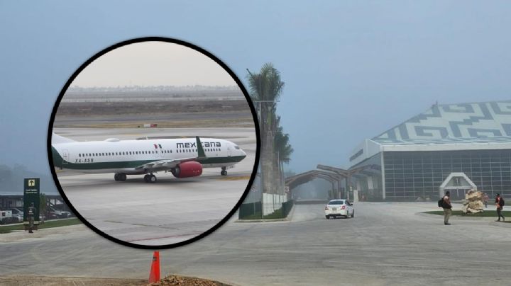 Mexicana de Aviación aterriza en el aeropuerto de Tulum luego de su desvío a Mérida