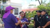 Mujeres exhiben a deudores alimenticios en los mercados de Mérida