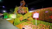 Feria de la Naranja en Oxkutzcab deslumbra a los visitantes con exhibición de cítricos