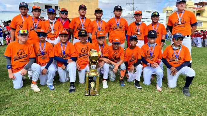 Broncos de la Región 95 se coronan bicampeones de la categoría Pre junior en Cancún