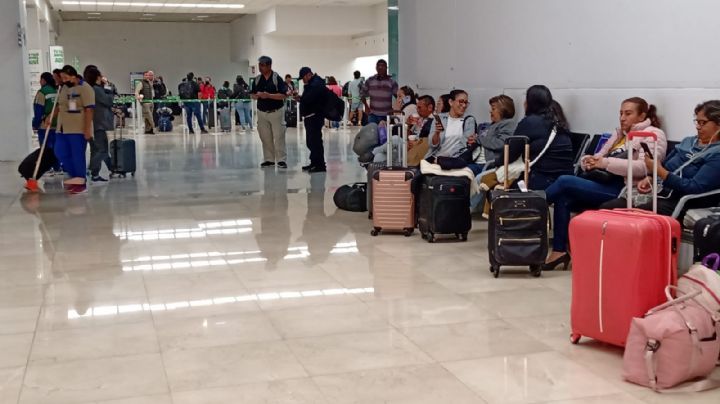 Aeropuerto de Mérida opera sin retrasos ni cancelaciones a pesar del cielo nublado