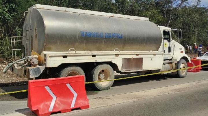 Hombre muere atropellado por una pipa de 200 litros de agua en Valladolid