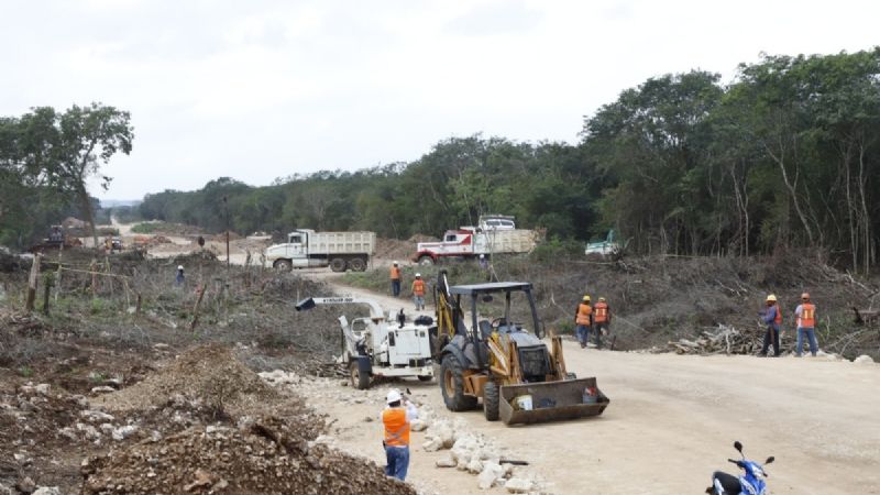 Llegan los primeros materiales para el Tramo 7 del Tren Maya en Quintana Roo