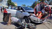 Doble choque deja cuatro lesionados en Ciudad del Carmen