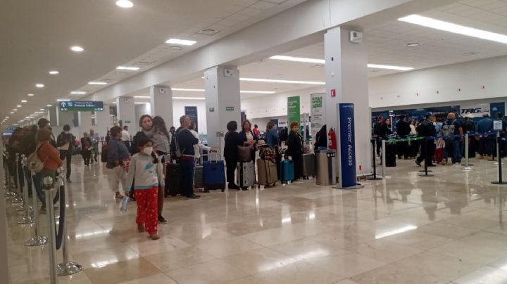 Registran 54 operaciones aéreas en el Aeropuerto Internacional de Mérida