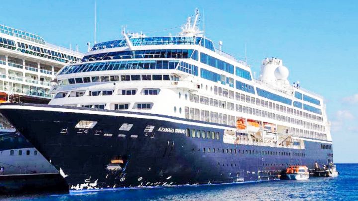 Crucero Azamara Onward llega a Cozumel por primera vez