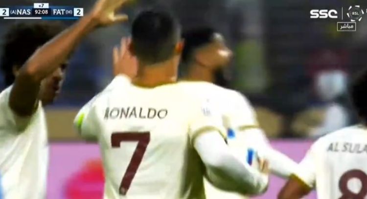 Cristiano Ronaldo anota gol de último minuto con el Al Nassr: VIDEO
