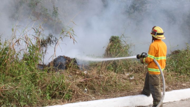 Se registra el primer incendio forestal del 2023 en Siglo XXI, Campeche