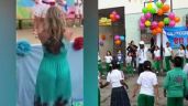 Ella es la maestra que se hizo viral por su baile durante un festival escolar