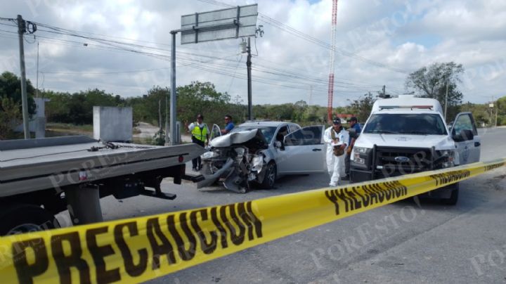 Choque en Cancún deja un muerto y dos lesionados
