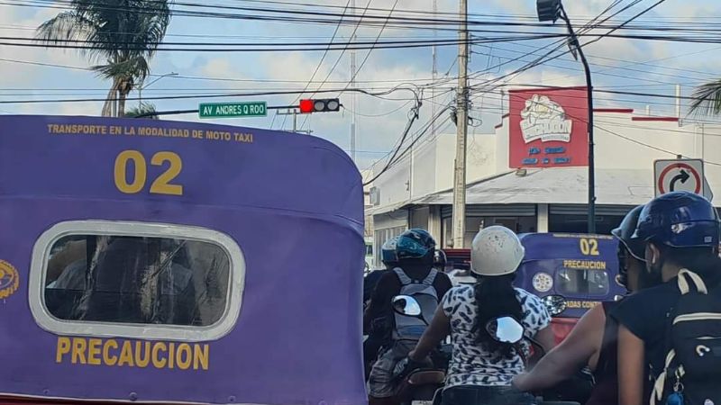 Mototaxis en Cozumel clonan los números económicos de las unidades