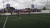 ¡Bajo lluvia! equipos disputan la final de Copa Faro de futbol en Mérida: EN VIVO