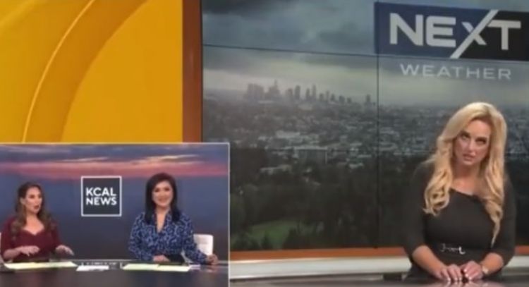 Meteoróloga se desmaya en pleno programa en vivo: Así fue el momento exacto
