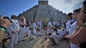 Equinoccio de Primavera en Chichén Itzá: Turistas disfrutan el descenso de Kukulcán
