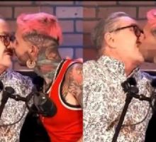 Así fue el beso que Pedro Sola le dio a un integrante de 'Venga la Alegría': VIDEO